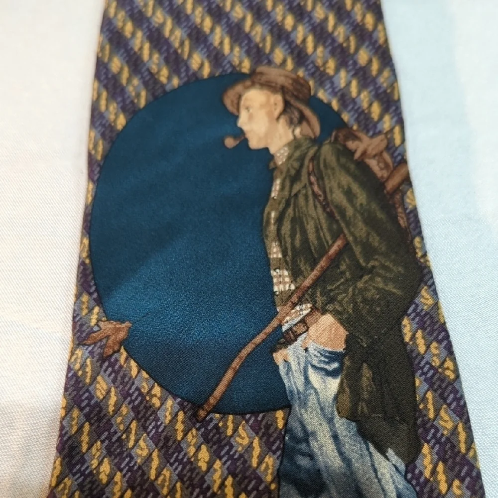 Men's Tie Set, Saturday Evening Post And Vintage Cars, Beautiful Mens Ties ..